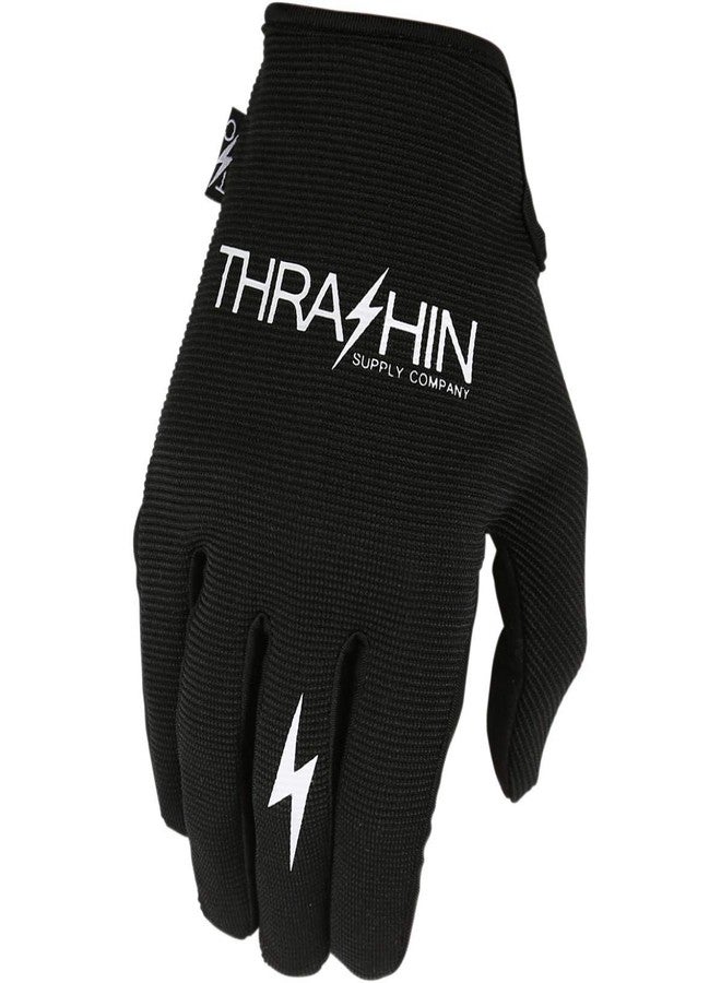 Thrashin Supply Stealth Mens Textile Gloves Black/Black SM - Image 1